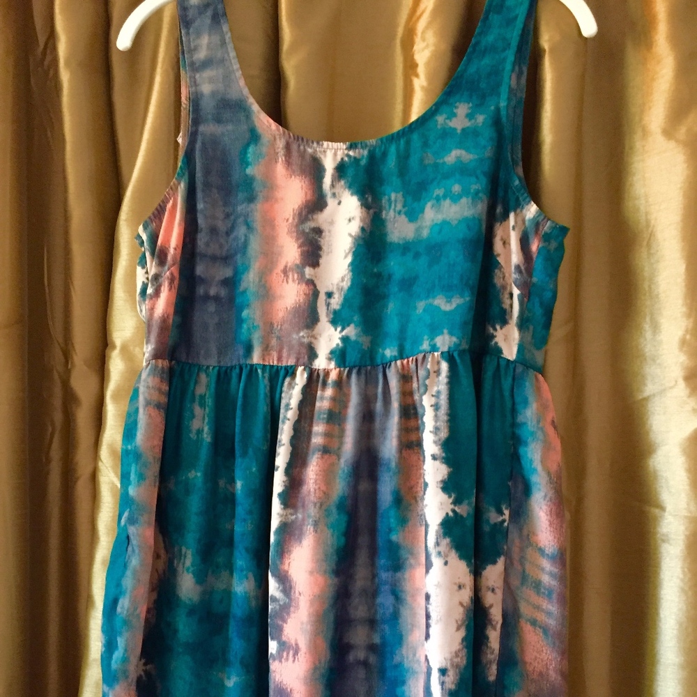 Multicolor (Pink & Blue) Sundress